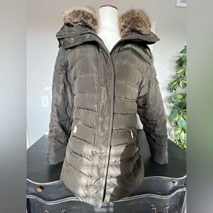 Michael Michael Kors Down puffer with faux fur collar